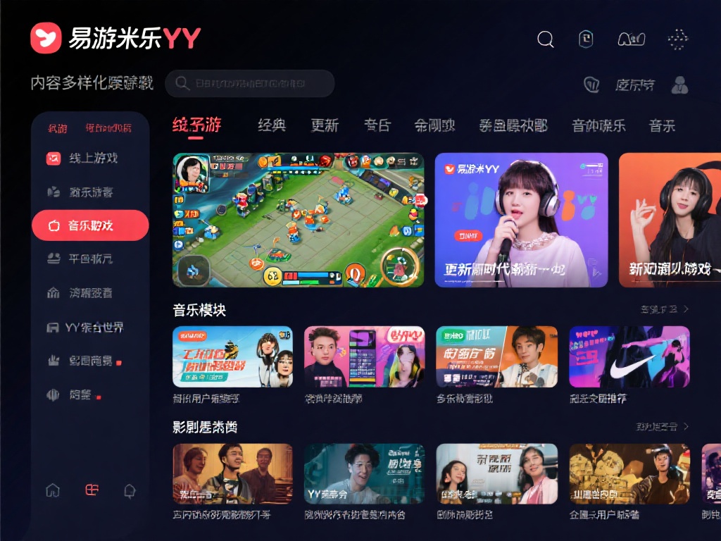 选择易游米乐YY，畅享多元化娱乐内容全方位覆盖