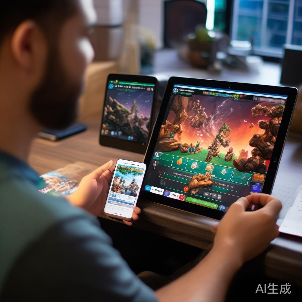 以一名普通玩家李先生为例，他平时喜爱在工作间隙用手